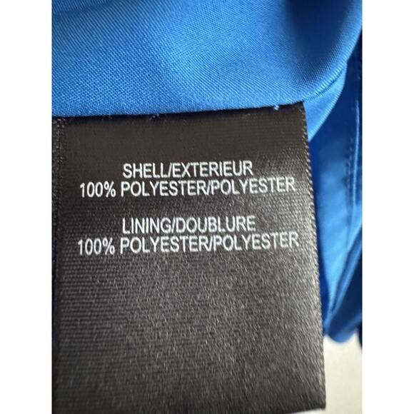 Badgley Mischka Nora Satin V-Neck Long Bell Sleeve Twist Front Mini Dress size 2 - Picture 13 of 14